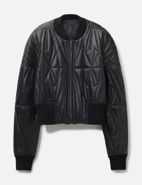 Moncler + Rick Owens Geocamo Nappa Leather Bomber Jacket view 6