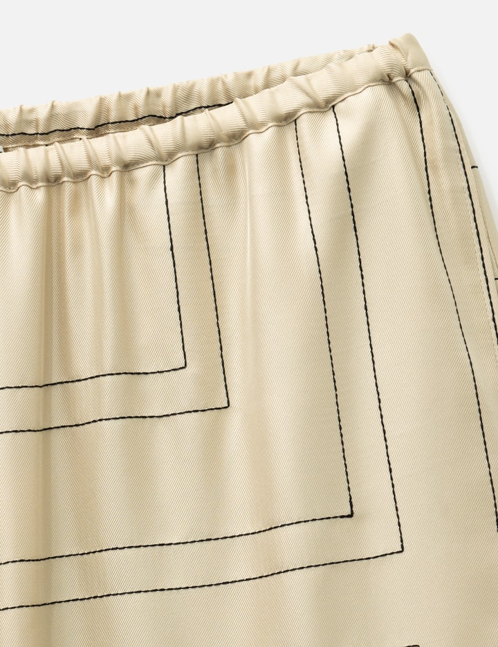 TOTEME Monogram Silk PJ Bottoms