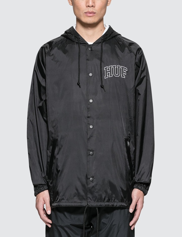 Arch Black Hooded Coach Jacket Placeholder Image