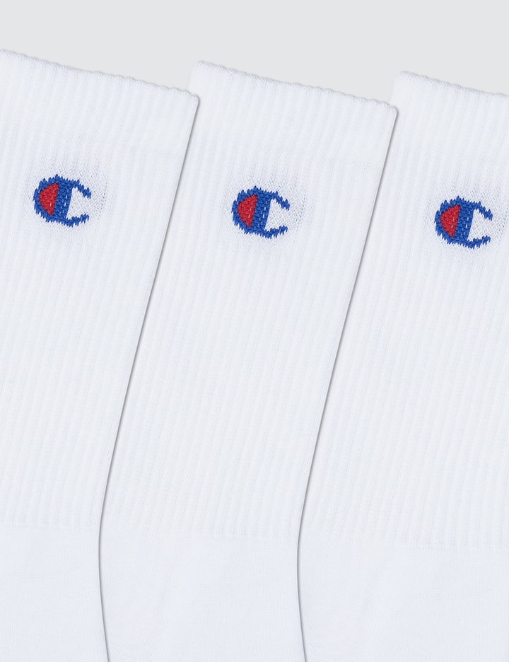 Champion Reverse Weave 3 Pack Socks