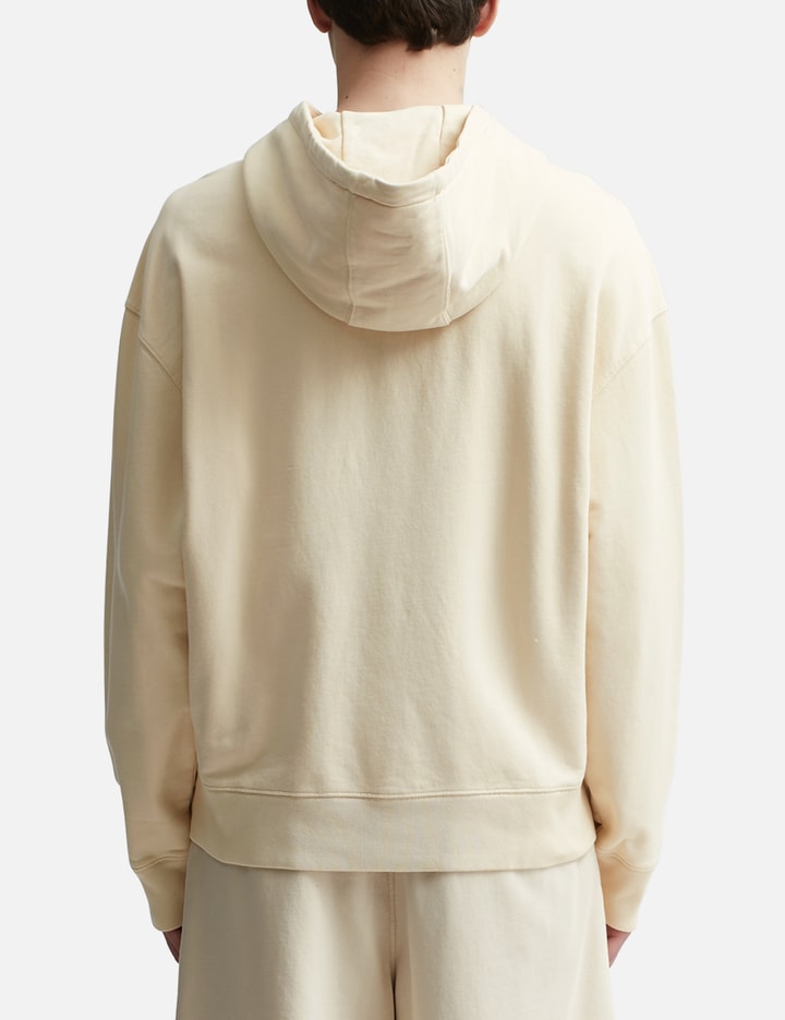 Shop Maison Kitsuné Bold Fox Head Patch Oversize Hoodie In White