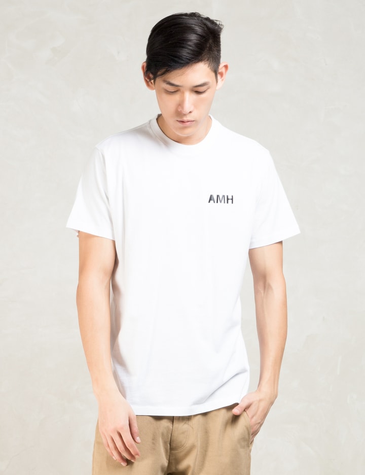 White Amh Brand Logo T-Shirt Placeholder Image