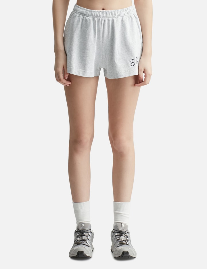 Sporty & Rich S&r Ivy Disco Short In Gray