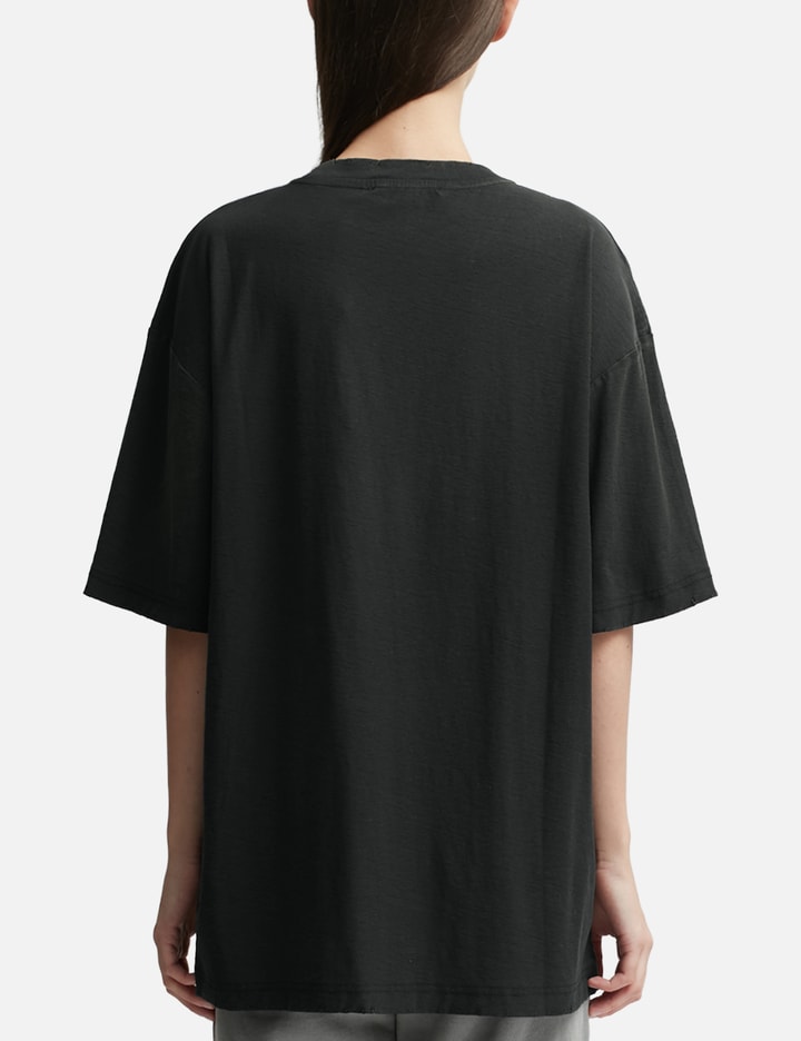 Acne Studios Logo T-shirt Faded Black In Black