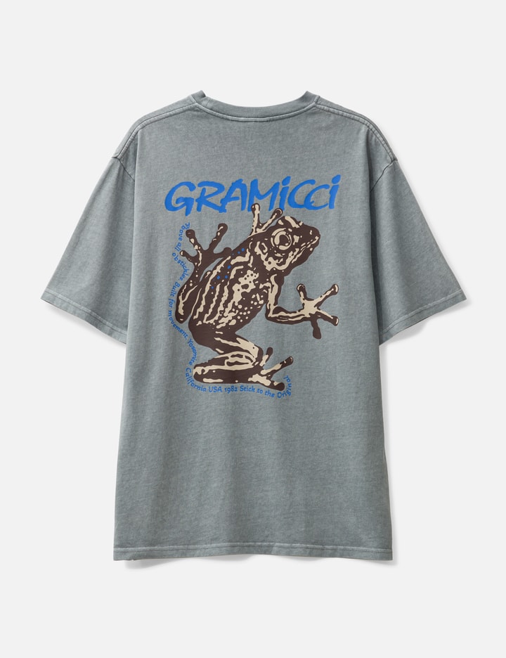 Shop Gramicci Sticky Frog T-shirt In Blue