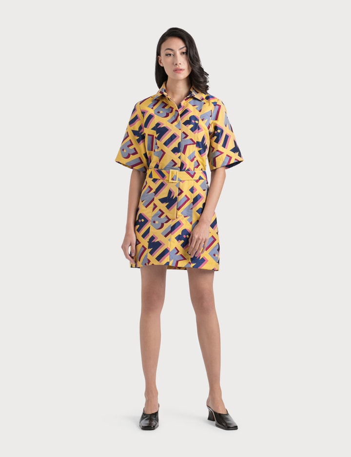 Typo Jacquard Shirt Dress Placeholder Image