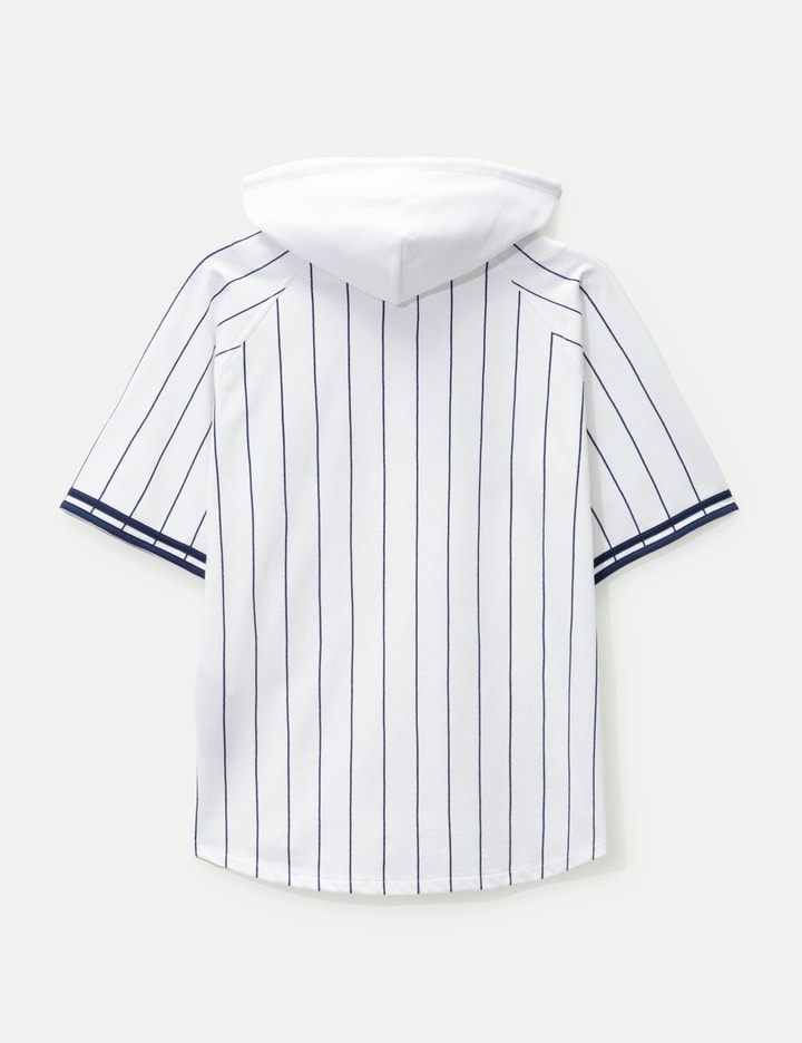 Shop Fuct Hooded Baseball Shirt In White