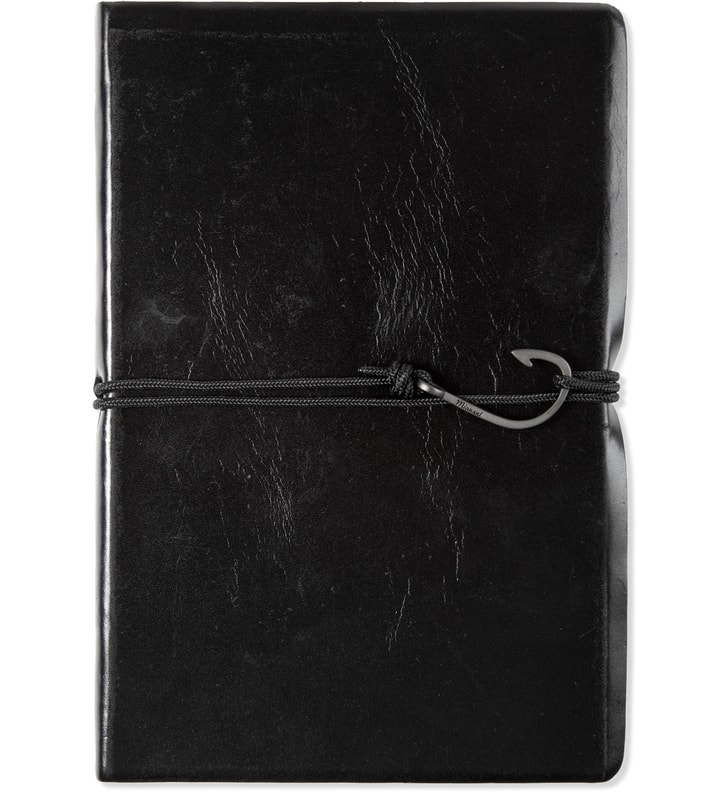 Vintage Black Leather Journal with Noir Hook Placeholder Image