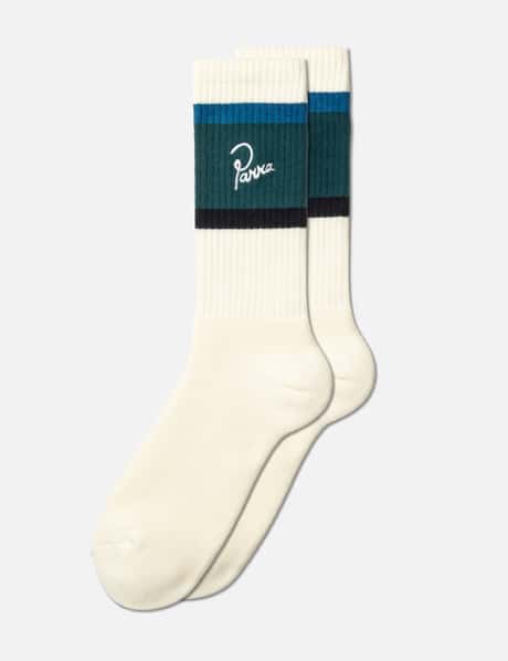 By Parra Signature Striped Crew Socks