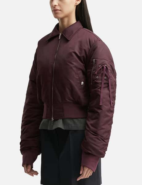 Cropped Bomber Jacket view 7