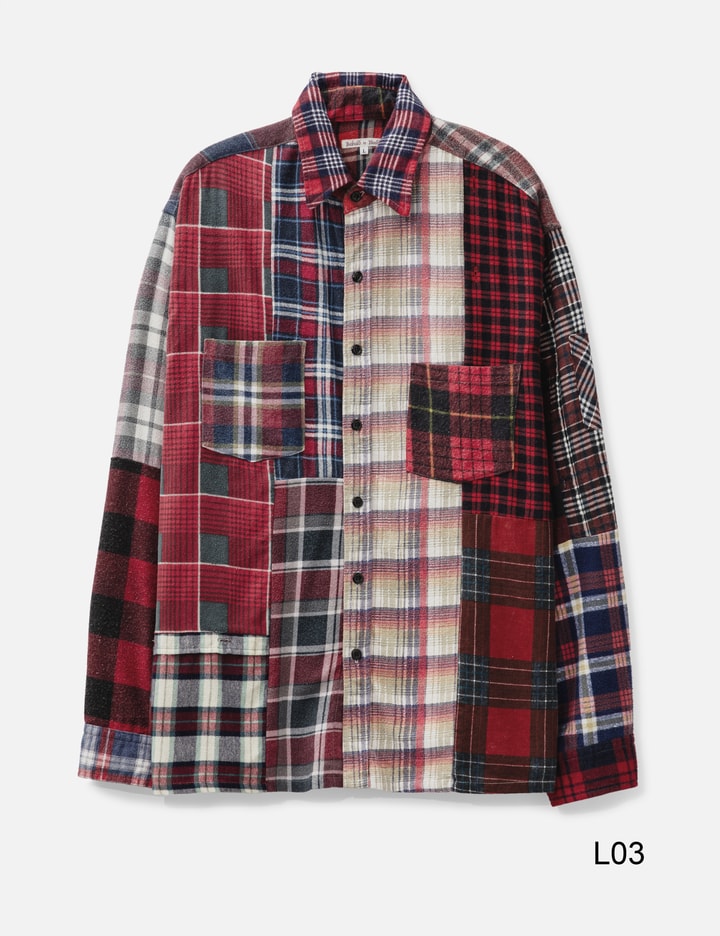 Straight Hem Flannel Shirt Placeholder Image