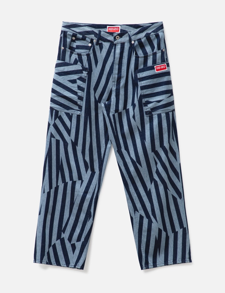 Kenzo Dazzle Stripe Cargo Jeans Placeholder Image