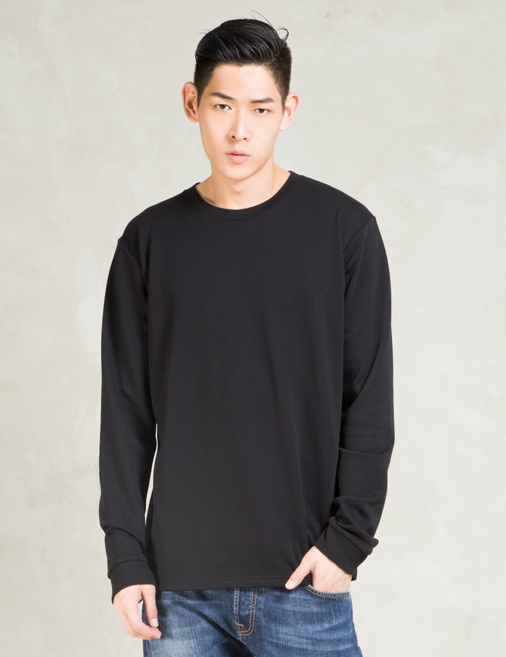 Black/White L/S State Campus T-Shirt Placeholder Image