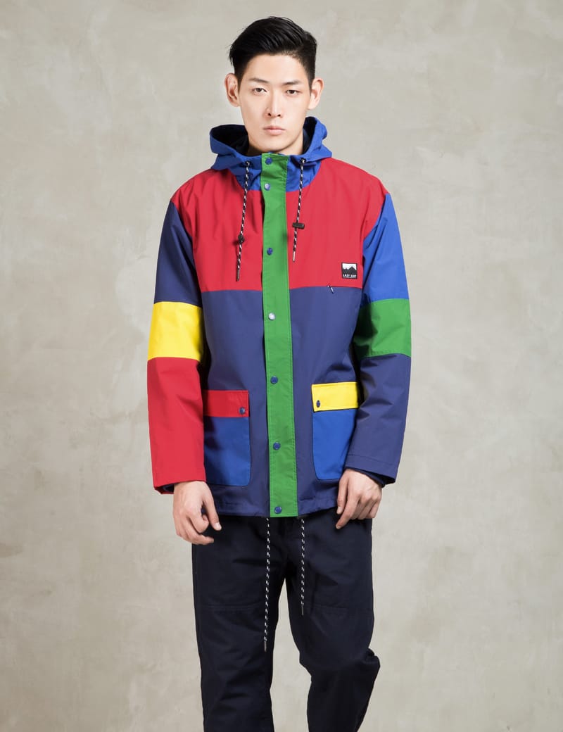 LAZY OAF - Red Panel Mac Jacket | HBX 