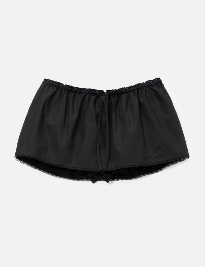 G Classic Lace-Up Mini Skirt
