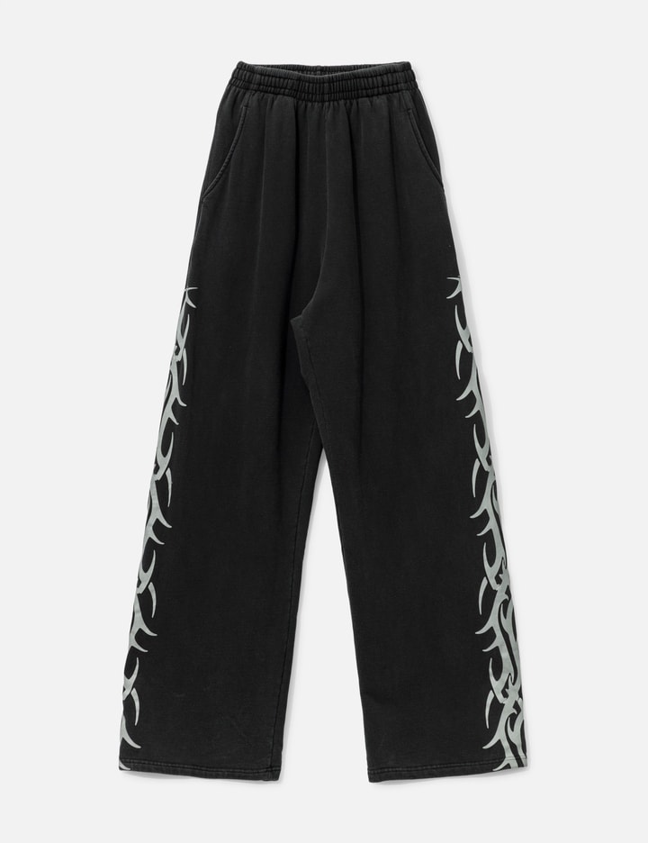 Vintage Black Tribal Baggy Sweatpants Placeholder Image