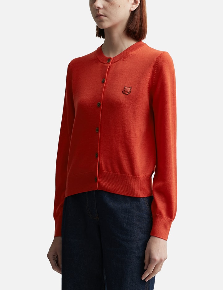 Bold Fox Head Patch Regular Cardigan Placeholder Image