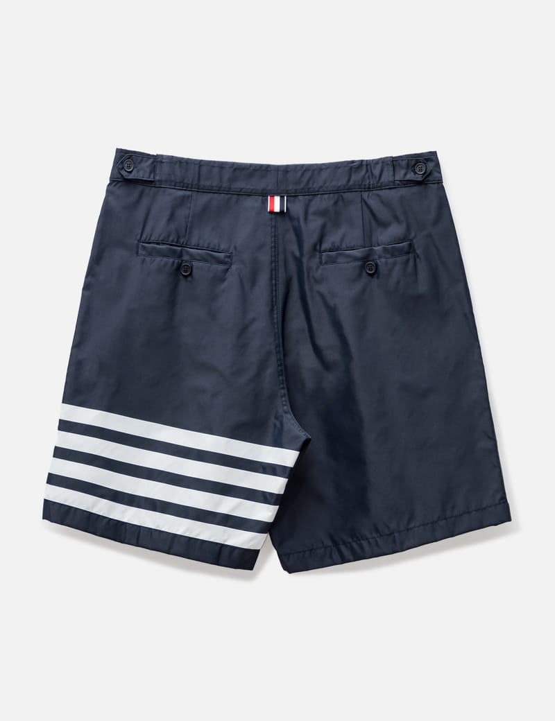 mens button swim shorts