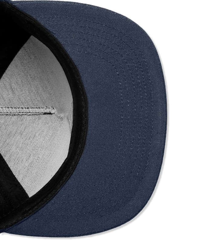 Navy DWR Triple Triangle Snapback Cap Placeholder Image