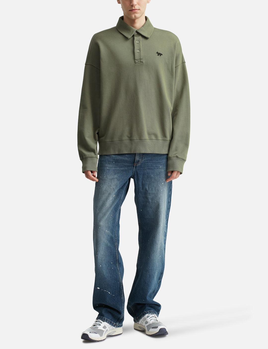 Profile Fox Oversize Polo Sweatshirt view 18
