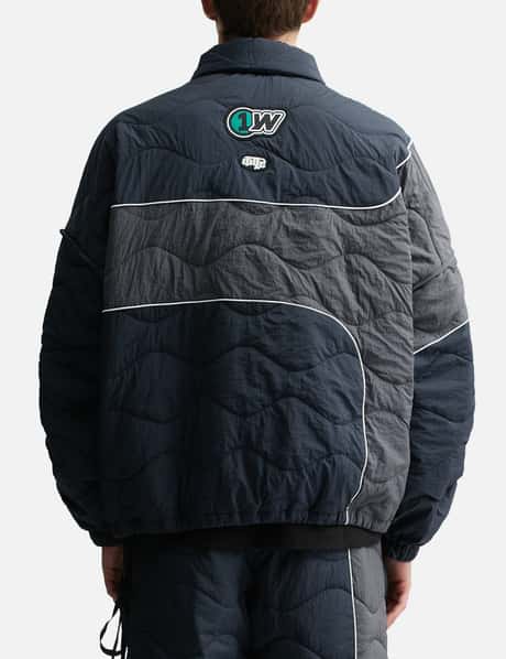 STAMPED PADDED BOMBER view 18