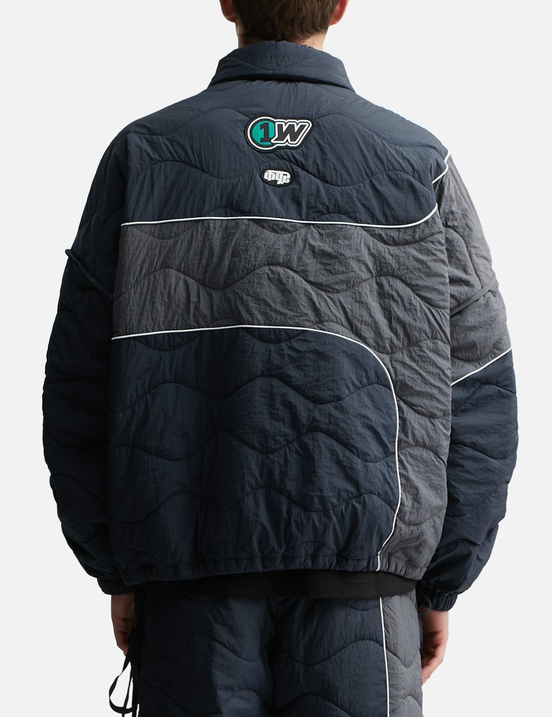 STAMPED PADDED BOMBER view 19