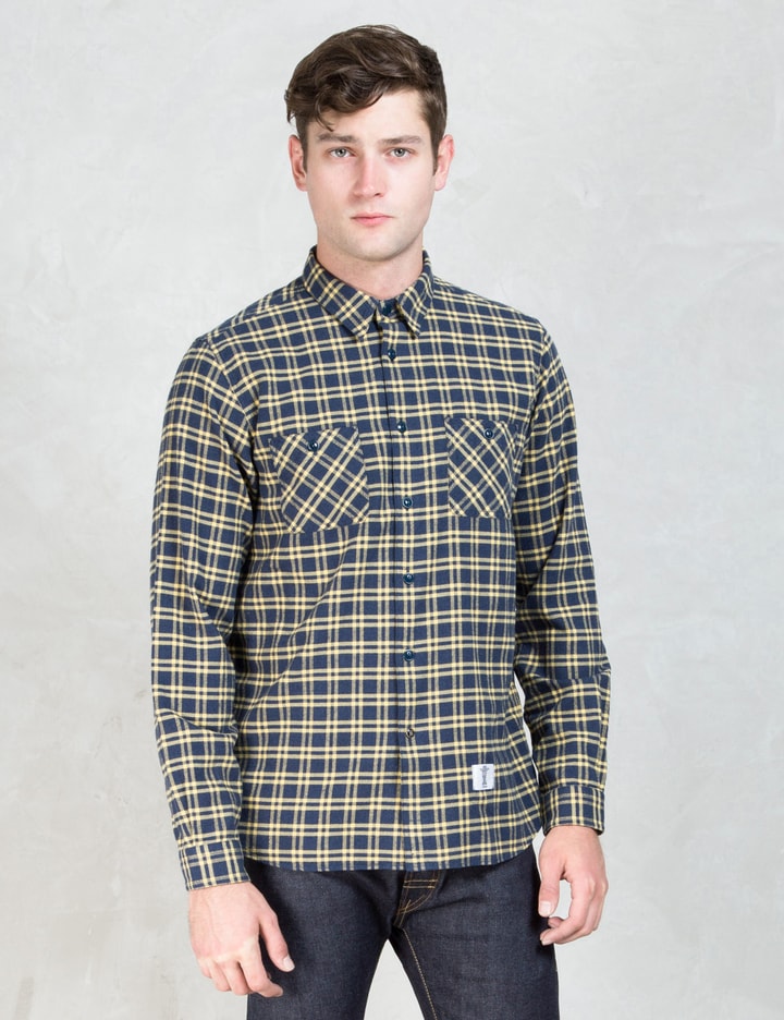 Yellow Check "Rick" Flannel Shirt Placeholder Image