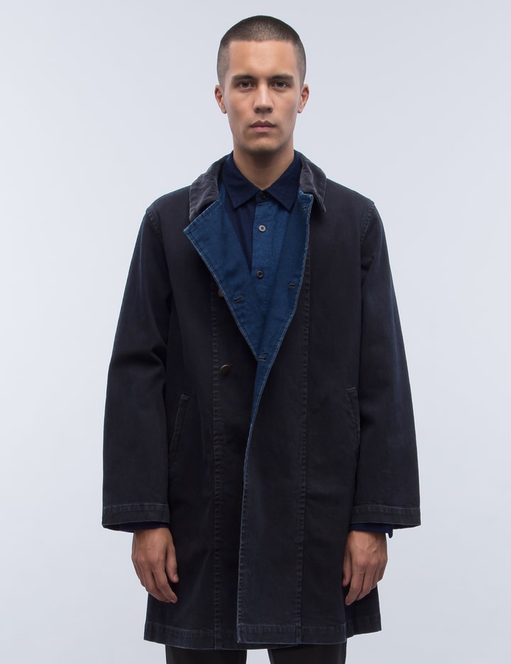 "edo" Black Double Breast Coat Placeholder Image