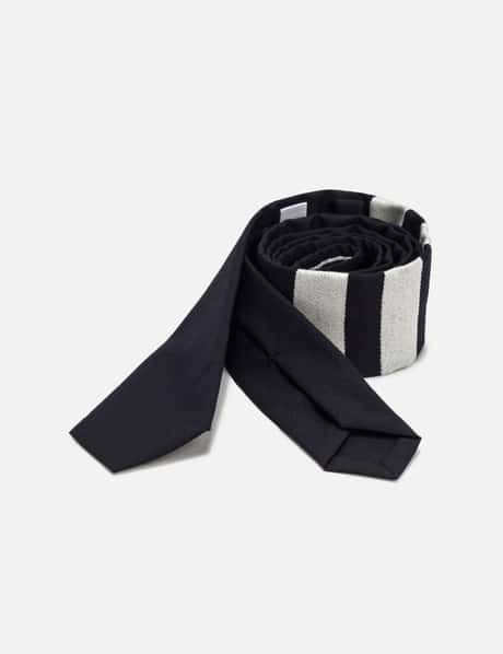 Thom Browne Plain Weave 4-Bar Tie