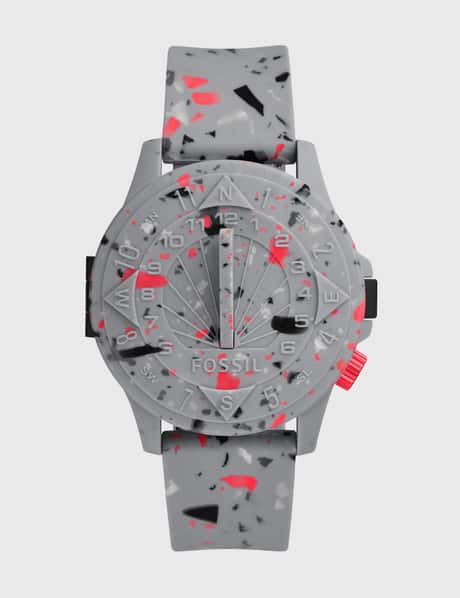 Staple x Fossil Staple X Fossil Limited Edition Nate Sundial Pigeon Grey Silicone Watch