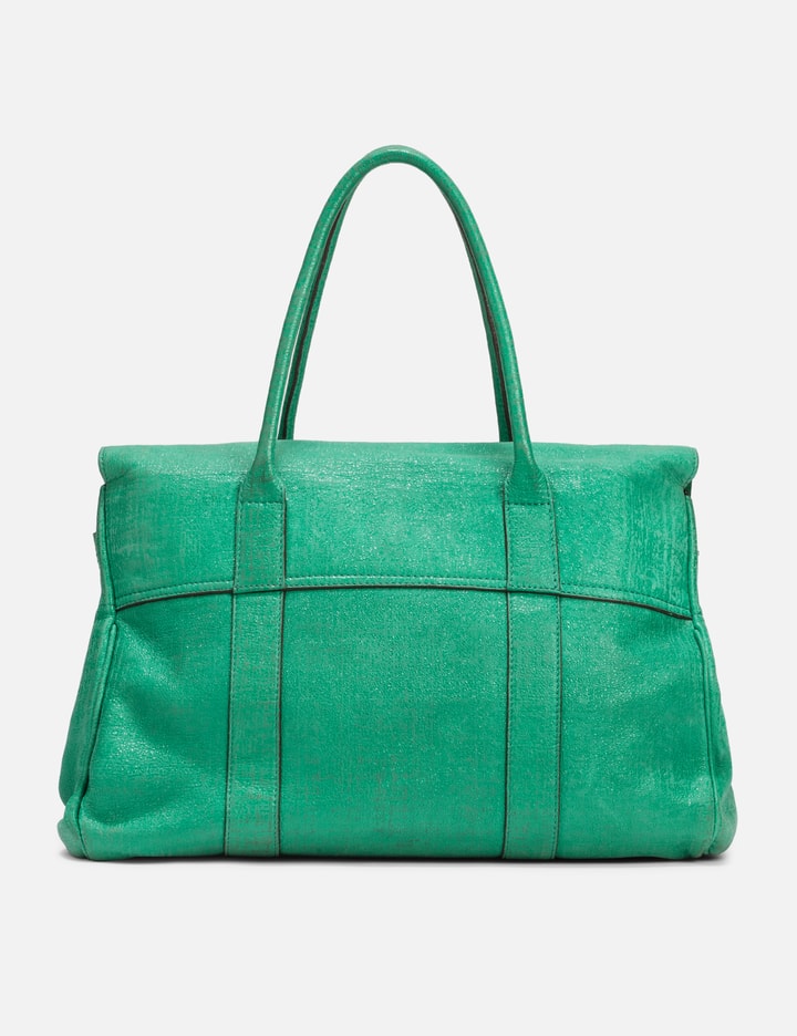 Shop Mulberry Leather Handbag In Green