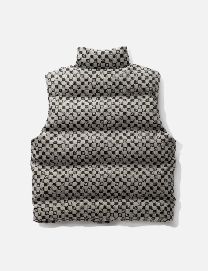 JACQUARD CANVAS MONOGRAM PUFFER VEST Placeholder Image