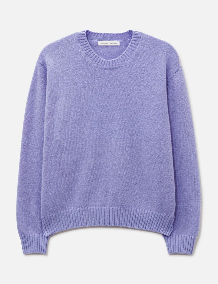 Moondal 15 Classic Round Knit In Light Purple