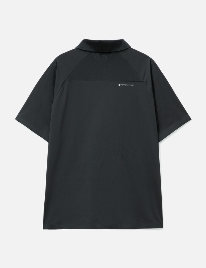 Malbon Golf Malbon Performance Zip Raglan Polo