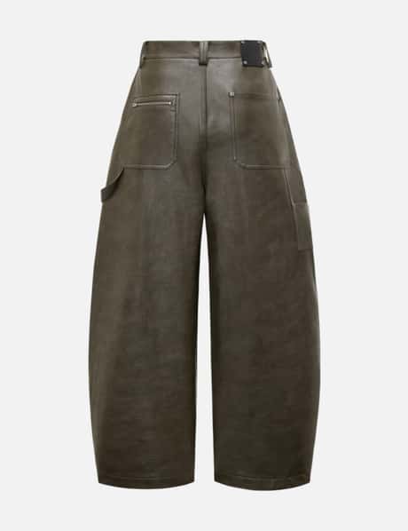 Reset Faux Leather Wide-Leg Trousers view 8