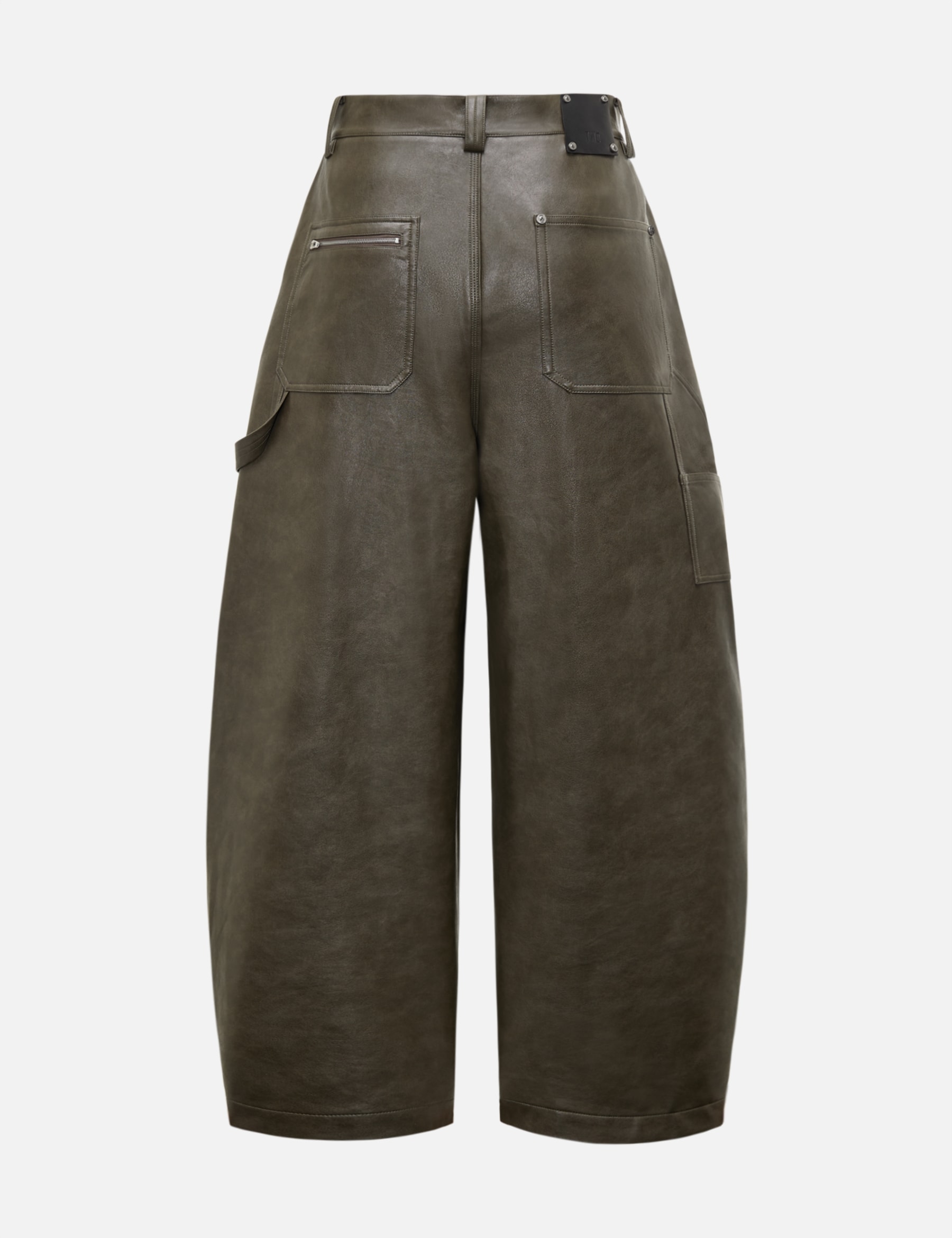 Reset Faux Leather Wide-Leg Trousers view 17