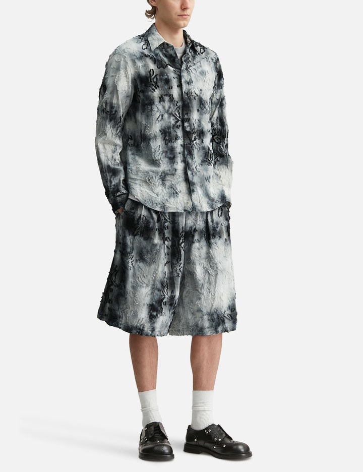 TAAKK Tie-Dye Check Regular Shirt