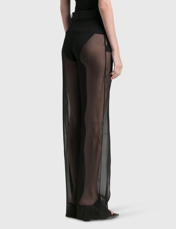 Tailored Wide Leg Sheer Trouser Placeholder Image