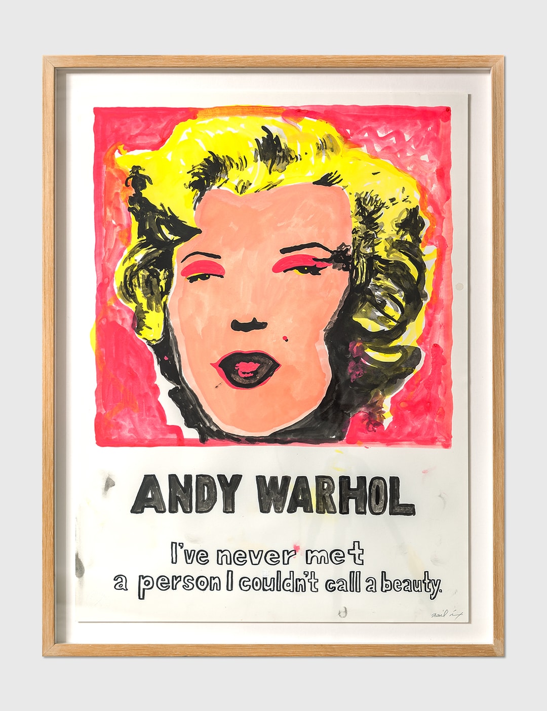 Naijel Graph Andy Warhol Art piece With Frame Placeholder Image