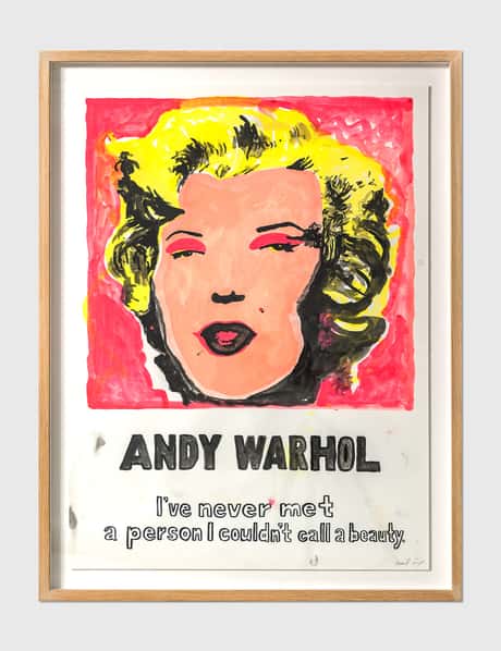 Naijel Graph Naijel Graph Andy Warhol Art piece With Frame