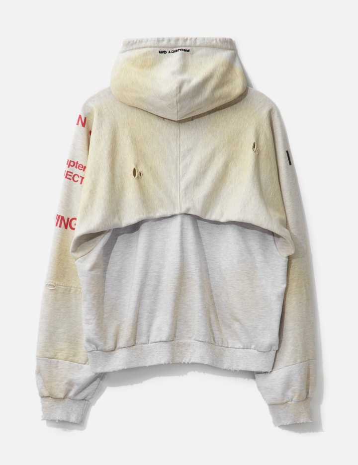 Reconstructed Folded Zip Hoodie Placeholder Image