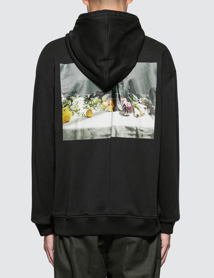 Zip Front Hoodie With Grocery Print Placeholder Image