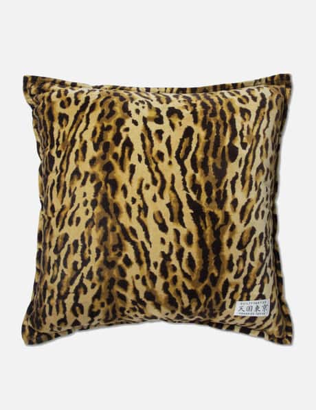 Wacko Maria LEOPARD VELVET CUSHION