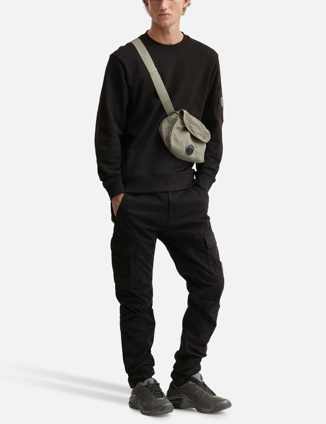 Nylon B Lens Zipped Waist Bag view 15