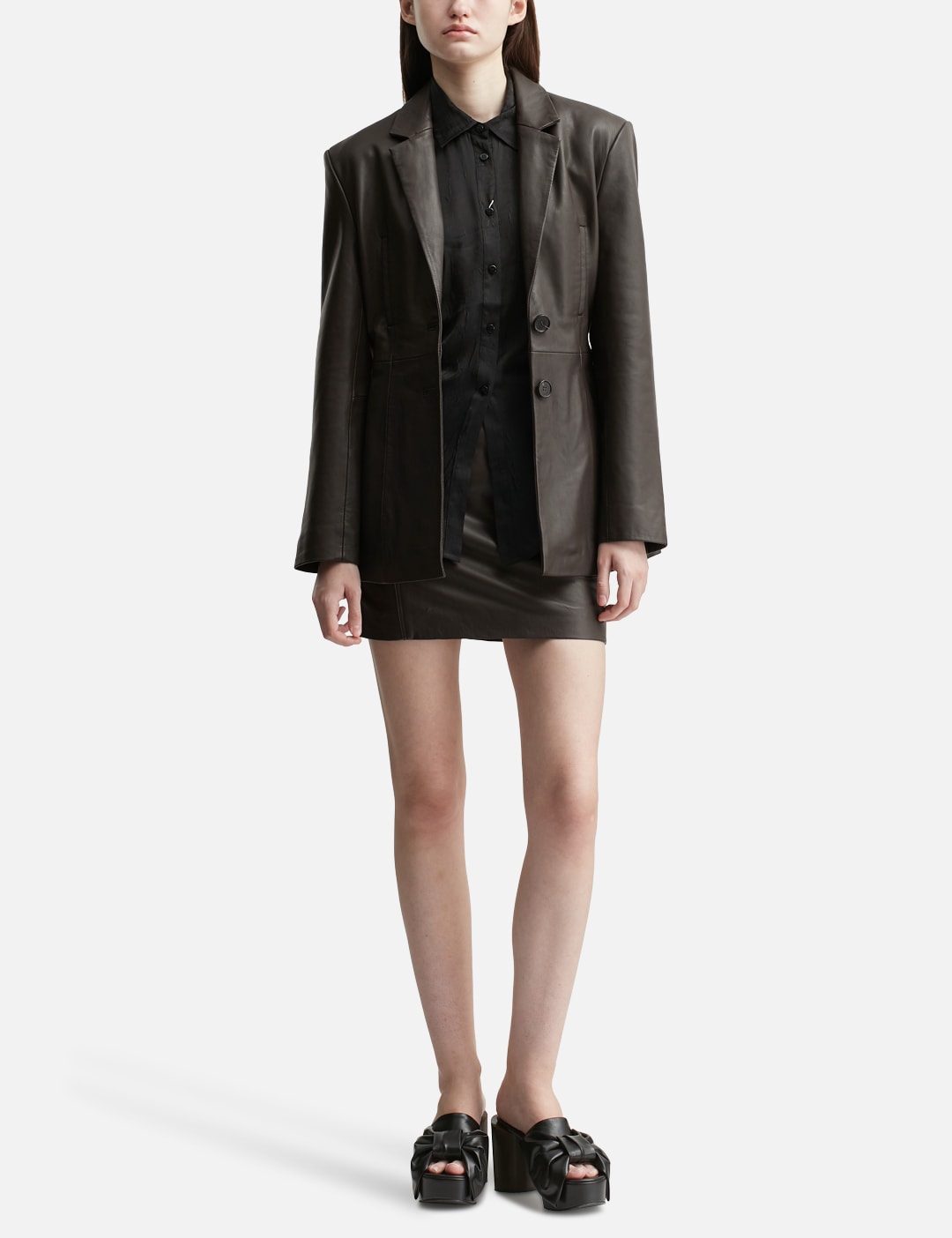 Silva Leather Blazer view 12