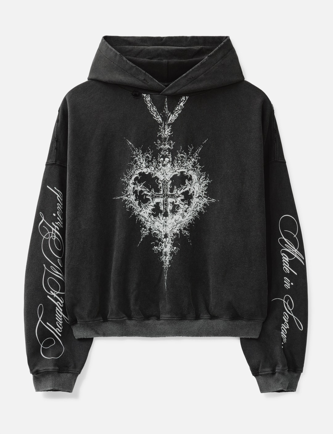 "Alis" Printed Necklace Hoodie view 8