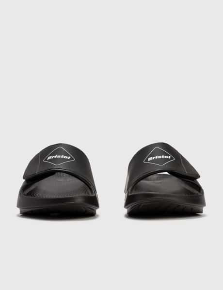F.C. Real Bristol - OOFOS FCRB EMBLEM Sport Flex Slides | HBX  