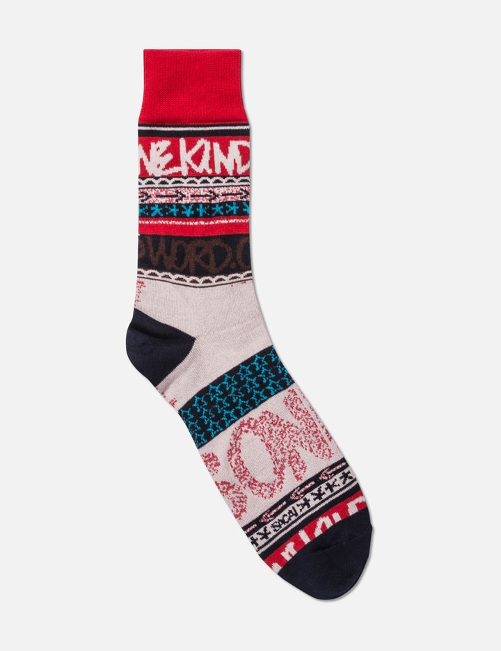 Sacai x Eric Haze Stripe Socks Placeholder Image