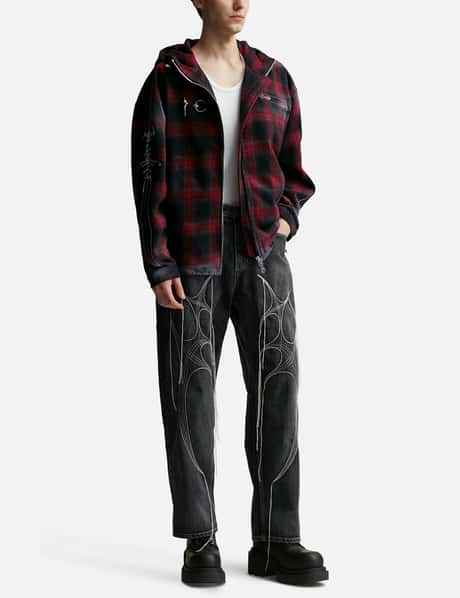 THUG CLUB - Arab Sword Flannel Zip-up | HBX - Globally Curated  