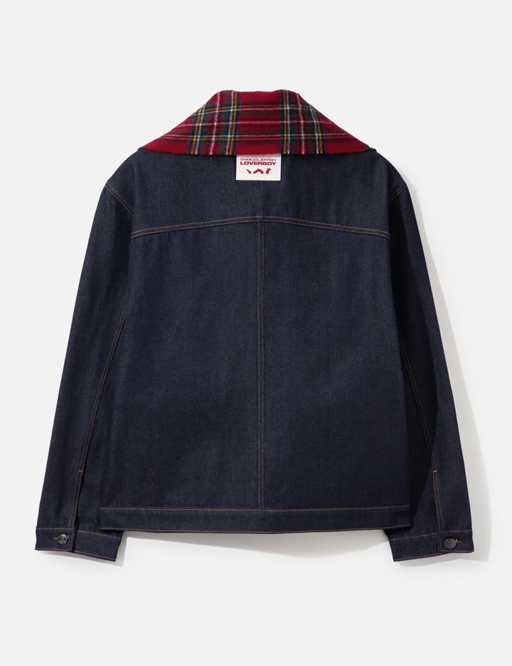 Charles Jeffrey Loverboy Scarf Denim Jacket